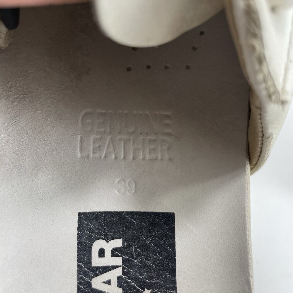 Golden Goose Super-Star White Leather Sneakers Grey Suede Star Taupe 39/9 - Picture 7 of 14